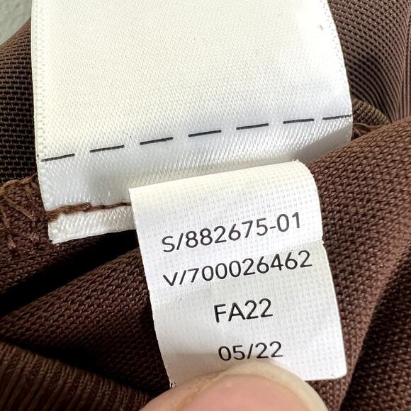 Athleta Venice Flare Pant Brown Pull-On Sweatpants Pockets Athleisure Medium - Picture 8 of 8